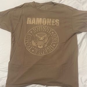 Tan graphic tee
